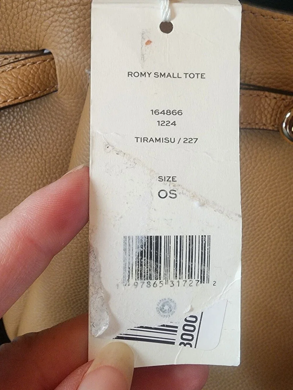 Tory Burch Romy Small Tote NWT (Flawed)